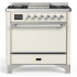 Ilve Majestic III Collection UM36FQNR3AWCLP - Majestic III 36 inch Dual Fuel Range