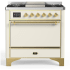 Ilve Majestic III Collection UM36FQNR3AWG - Majestic III 36 inch Dual Fuel Range