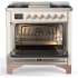 Ilve Majestic III Collection UM36FQNR3AWPLP - Majestic III 36 inch Dual Fuel Range