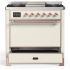 Ilve Majestic III Collection UM36FQNR3AWPLP - Majestic III 36 inch Dual Fuel Range