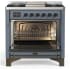 Ilve Majestic III Collection UM36FQNR3BGBLP - Majestic III 36 inch Dual Fuel Range