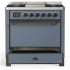 Ilve Majestic III Collection UM36FQNR3BGB - Majestic III 36 inch Dual Fuel Range