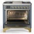 Ilve Majestic III Collection UM36FQNR3BGGLP - Majestic III 36 inch Dual Fuel Range