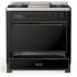 Ilve Majestic III Collection UM36FQNR3BKBLP - Majestic III 36 inch Dual Fuel Range