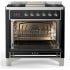 Ilve Majestic III Collection UM36FQNR3BKCLP - Majestic III 36 inch Dual Fuel Range