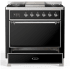 Ilve Majestic III Collection UM36FQNR3BKCLP - Majestic III 36 inch Dual Fuel Range