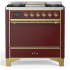 Ilve Majestic III Collection UM36FQNR3BUG - Majestic III 36 inch Dual Fuel Range
