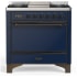 Ilve Majestic III Collection UM36FQNR3MBBLP - Majestic III 36 inch Dual Fuel Range