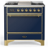 Ilve Majestic III Collection UM36FQNR3MBG - Majestic III 36 inch Dual Fuel Range