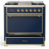 Ilve Majestic III Collection UM36FQNR3MBG - Majestic III 36 inch Dual Fuel Range
