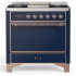 Ilve Majestic III Collection UM36FQNR3MBPLP - Majestic III 36 inch Dual Fuel Range