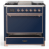Ilve Majestic III Collection UM36FQNR3MBPLP - Majestic III 36 inch Dual Fuel Range