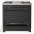 Ilve Majestic III Collection UM36FQNR3MGB - Majestic III 36 inch Dual Fuel Range