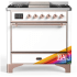 Ilve Majestic III Collection UM36FQNR3RAP - Majestic III 36 inch Dual Fuel Range