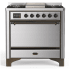 Ilve Majestic III Collection UM36FQNR3SSB - Majestic III 36 inch Dual Fuel Range