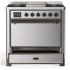 Ilve Majestic III Collection UM36FQNR3SSB - Majestic III 36 inch Dual Fuel Range