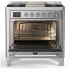 Ilve Majestic III Collection UM36FQNR3SSCLP - Majestic III 36 inch Dual Fuel Range