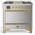 Ilve Majestic III Collection UM36FQNR3SSG - Majestic III 36 inch Dual Fuel Range
