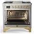 Ilve Majestic III Collection UM36FQNR3SSGLP - Majestic III 36 inch Dual Fuel Range