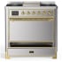 Ilve Majestic III Collection UM36FQNR3SSGLP - Majestic III 36 inch Dual Fuel Range