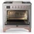 Ilve Majestic III Collection UM36FQNR3SSPLP - Majestic III 36 inch Dual Fuel Range