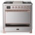 Ilve Majestic III Collection UM36FQNR3SSPLP - Majestic III 36 inch Dual Fuel Range