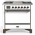 Ilve Majestic III Collection UM36FQNR3WHB - Majestic III 36 inch Dual Fuel Range