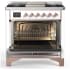 Ilve Majestic III Collection UM36FQNR3WHPLP - Majestic III 36 inch Dual Fuel Range