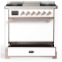 Ilve Majestic III Collection UM36FQNR3WHPLP - Majestic III 36 inch Dual Fuel Range