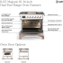 Ilve Majestic III Collection UM36FQNR3RABLP - Majestic III 36 inch Dual Fuel Range