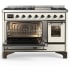Ilve Majestic III Collection UM48FNR3AWB - Majestic III 48 inch Dual Fuel Range
