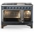 Ilve Majestic III Collection UM48FNR3BGBLP - Majestic III 48 inch Dual Fuel Range