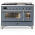 Ilve Majestic III Collection UM48FNR3BGCLP - Majestic III 48 inch Dual Fuel Range
