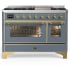 Ilve Majestic III Collection UM48FNR3BGG - Majestic III 48 inch Dual Fuel Range