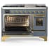 Ilve Majestic III Collection UM48FNR3BGGLP - Majestic III 48 inch Dual Fuel Range
