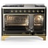Ilve Majestic III Collection UM48FNR3BKGLP - Majestic III 48 inch Dual Fuel Range