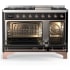 Ilve Majestic III Collection UM48FNR3BKPLP - Majestic III 48 inch Dual Fuel Range