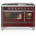 Ilve Majestic III Collection UM48FNR3BUC - Majestic III 48 inch Dual Fuel Range