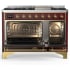 Ilve Majestic III Collection UM48FNR3BUGLP - Majestic III 48 inch Dual Fuel Range