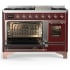 Ilve Majestic III Collection UM48FNR3BUP - Majestic III 48 inch Dual Fuel Range