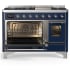 Ilve Majestic III Collection UM48FNR3MBC - Majestic III 48 inch Dual Fuel Range