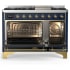 Ilve Majestic III Collection UM48FNR3MBG - Majestic III 48 inch Dual Fuel Range