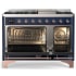 Ilve Majestic III Collection UM48FNR3MBP - Majestic III 48 inch Dual Fuel Range