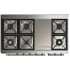 Ilve Majestic III Collection UM48FNR3RAB - Majestic III 48 inch Dual Fuel Range