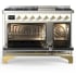 Ilve Majestic III Collection UM48FNR3RAGLP - Majestic III 48 inch Dual Fuel Range