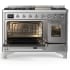 Ilve Majestic III Collection UM48FNR3SSC - Majestic III 48 inch Dual Fuel Range
