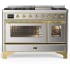 Ilve Majestic III Collection UM48FNR3SSG - Majestic III 48 inch Dual Fuel Range