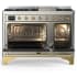 Ilve Majestic III Collection UM48FNR3SSG - Majestic III 48 inch Dual Fuel Range