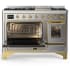 Ilve Majestic III Collection UM48FNR3SSGLP - Majestic III 48 inch Dual Fuel Range