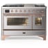 Ilve Majestic III Collection UM48FNR3SSP - Majestic III 48 inch Dual Fuel Range